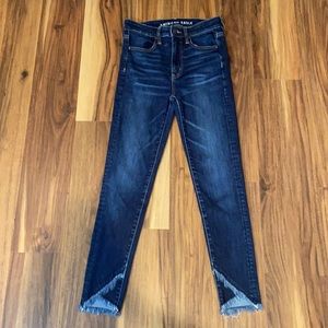 american eagle super high rise jegging jeans